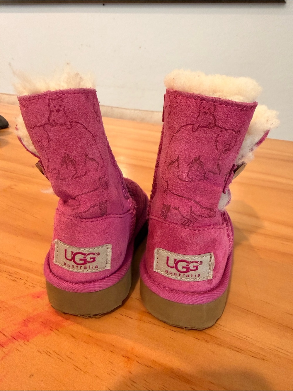 Kids Pink UGG Boots